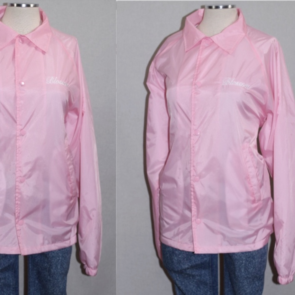 Augusta Sportswear Pink Windbreaker Jacket
